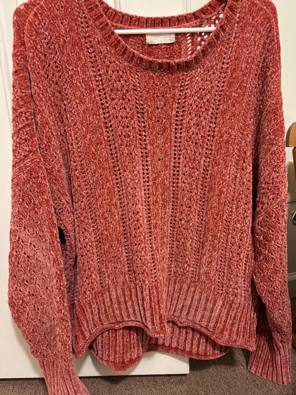 Altar’d State Cozy Rust Knit Women's Sweater